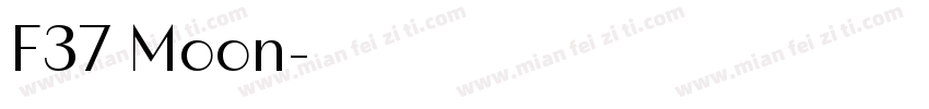 F37 Moon字体转换
